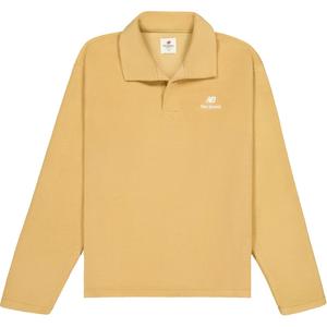 Футболка поло мужская dark beige New Balance, темно-бежевый