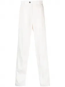 Прямые брюки с жатым эффектом GIORGIO ARMANI, нейтральный