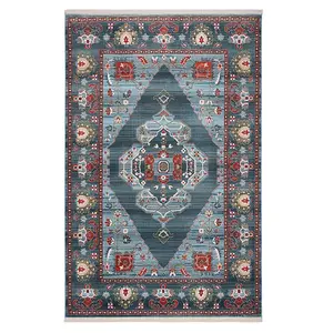 Винтажный персидский ковер Donna светло-голубого цвета Safavieh, 122x183 см