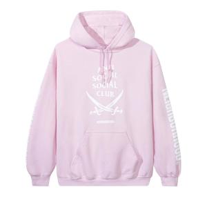 Толстовка Anti Social Social Club x Neighborhood 6IX Розовый