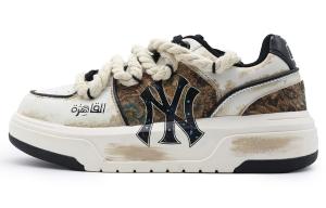 Кроссовки MLB Chunky Liner Skateboarding Shoes Unisex Low-top Beige/brown/blue, хаки