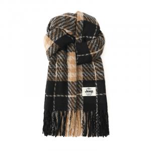 Jeep Вязаный шарф унисекс, Black
