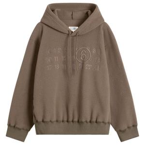 Флисовая толстовка с логотипом Mm6 Maison Margiela, Taupe