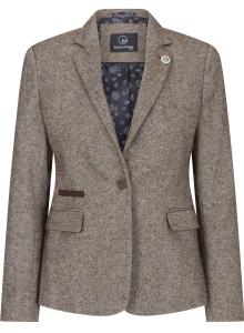 Wsn - Блейзер в клетку "елочка" 1920-х, шерсть с акрилом TruClothing, светло-коричневый