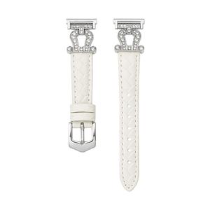 Ремешок Apple совместимость кожаный 49 мм CHENSONG, экрю