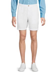 Шорты из жатого льна Almalfi Swims, белый