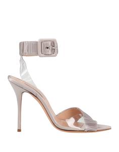 Сандалии Casadei, светло-серый