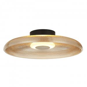 KOSILUM Потолочный светильник Ossara, черно-янтарный, 10 см