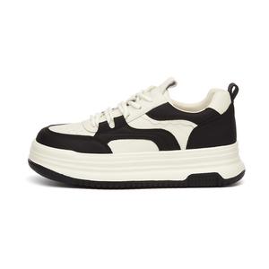 Износостойкие высокие кроссовки 5,5 см, женские DAPHNE, Black White