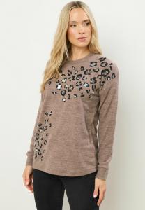 Джемпер Long Tall Sally Jumper, Brown/Light Brown