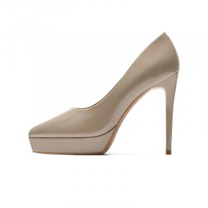 Туфли женские на высоком каблуке Zubumei, цвет Nude
