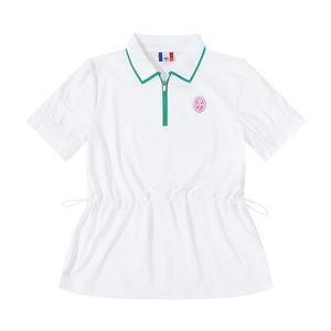 Футболка поло женская белая CASTELBAJAC