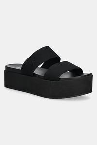 Классические сандалии Flatform с плетеными ремешками Calvin Klein Jeans, черный