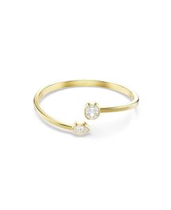 Браслет-манжета Imber Mixed Cuts с покрытием из белого золота Swarovski, White