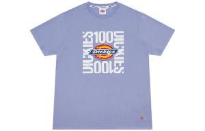 Футболка SS22 унисекс серая фиолетовая Dickies