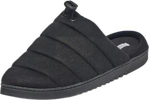 Мужские тапочки BORN с регулируемой стеганой верхней частью, регулируемые мужские тапочки с протекторной подошвой, подарок для него, черный