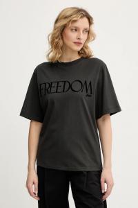 Хлопковая футболка c, стандартный размер 1 BOSS Orange, серый