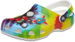 Мужские и женские классические сабо Crocs с украшениями Jibbitz, дорожный набор из 5 пар