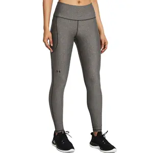 Леггинсы Under Armour HeatGear No-Slip waistband high waist, серый