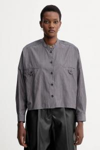 Хлопковая рубашка Sessun, серый