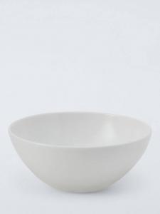 Вогнутая пиала из костяного фарфора John Lewis + Queensberry Hunt, 16cm, White