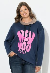 Толстовка LAURASØN LANGARM, Navy Blue/Dark Blue