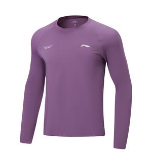 Футболка Li-Ning Fitness Series мужская, серый фиолетовый
