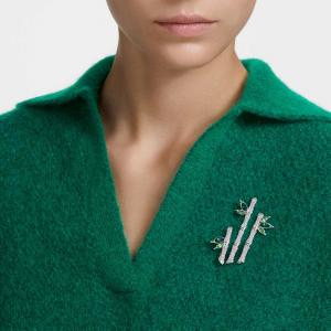 Брошь Деллиум Swarovski