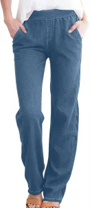 Женские джинсы прямого кроя Stretchy Pull On с эластичным поясом