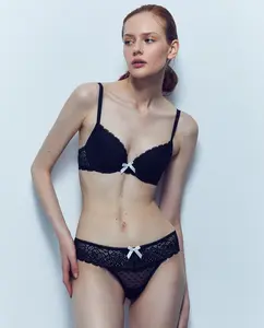 Кружевная танга Sfera, черный