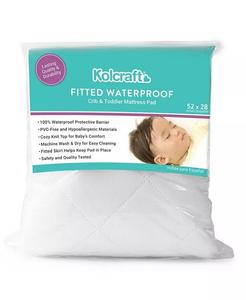 Встроенная водонепроницаемая кроватка и наматрасник для малышей Kolcraft, белый