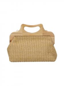 Usha FESTIVAL Женская сумка-тоут бежевого цвета