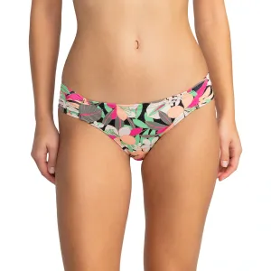 Женские трусики бикини с умеренной посадкой Printed Beach Classics Roxy, черный