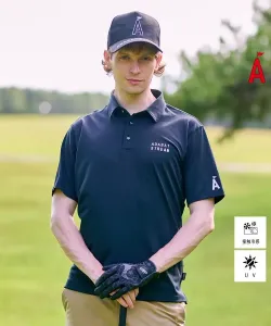 Футболка-поло с защитой от УФ-излучения и охлаждающим эффектом, эластичная и приятная на ощупь Adabat Stream, цвет Black (019)