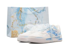 Расслабленные износостойкие и легкие низкие кроссовки для скейтбординга unisex ANTA, синий