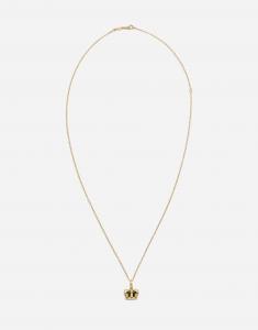 Королевский кулон из желтого золота 18 карат, зеленого жадеита, рубинов и синего сапфира Dolce & Gabbana, золото