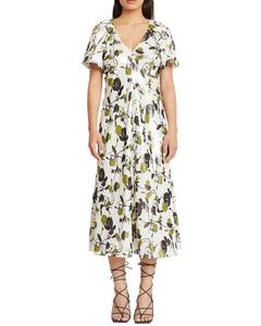 Платье Tanya Taylor Evette из смесового шелка, белый