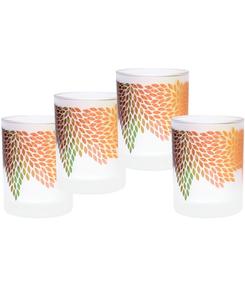 Набор из 4 стаканов для коктейля «Винтаж» Culver, оранжевый