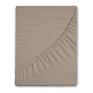 Простыня на резинке Good morning Ninat, матовый песочно-серый - 180 x 220 см