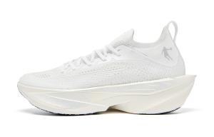 QIAODAN Кроссовки женские Feiying Plaid 2.0 с низким верхом Jordan White Silver