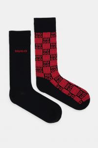 Носки HUGO, комплект из 2 пар, черный