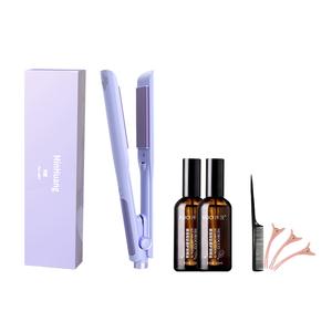 Щипцы для завивки / Утюжки для выпрямления волос MINGHUANG, светло-лавандовый