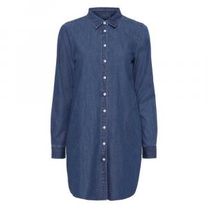 Платье миди Sea Ranch Linette Long Sleeve, синий