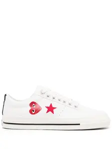 Кеды One Star из коллаборации с Converse Comme Des Garçons Play x Converse, белый