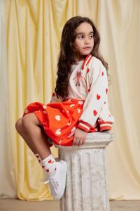 Детская толстовка Hearts Mini Rodini, белый