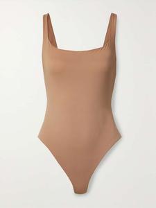 Боди с квадратным вырезом, подходит всем - Сиена Skims, бежевый