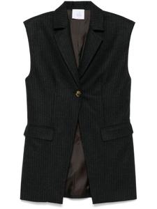 Жилет в тонкую полоску LE SULLY STUDIO, серый