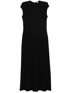 Платье макси из джерси TOTEME, черный