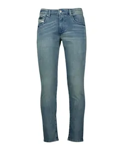 Узкие джинсы с потертостями Diesel, синий