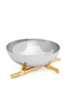 Большая чаша Bambou L'Objet, металлик